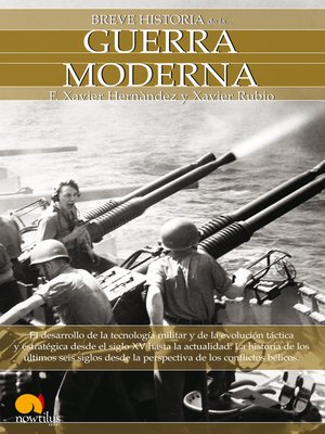cover image of Breve Historia de la Guerra Moderna